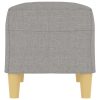 Bench Light Grey 70x35x41 cm Fabric