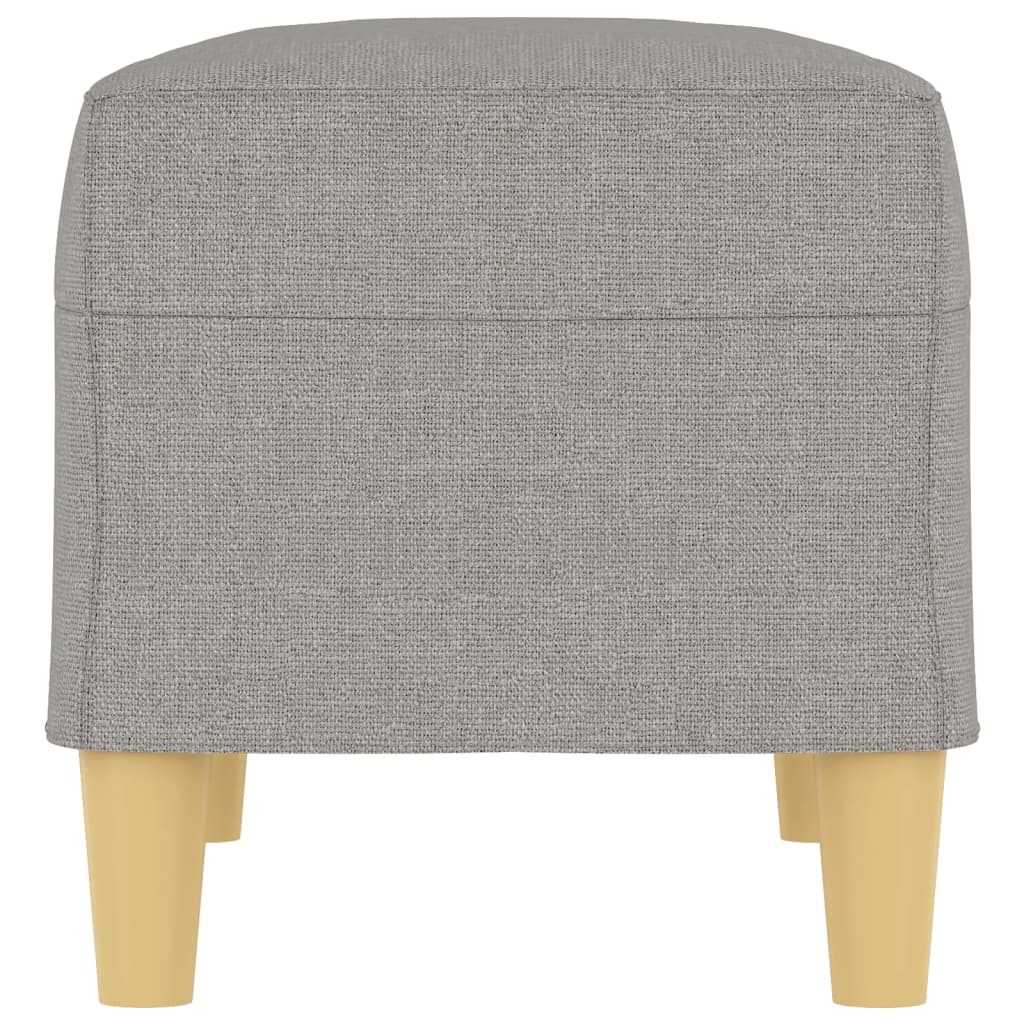 Bench Light Grey 70x35x41 cm Fabric