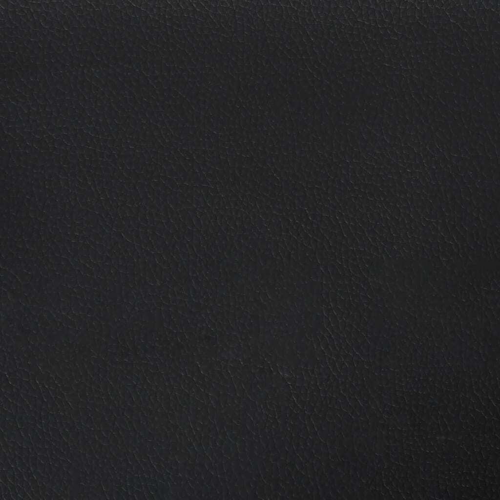 Throw Pillows 2 pcs Black 40×40 cm Faux Leather