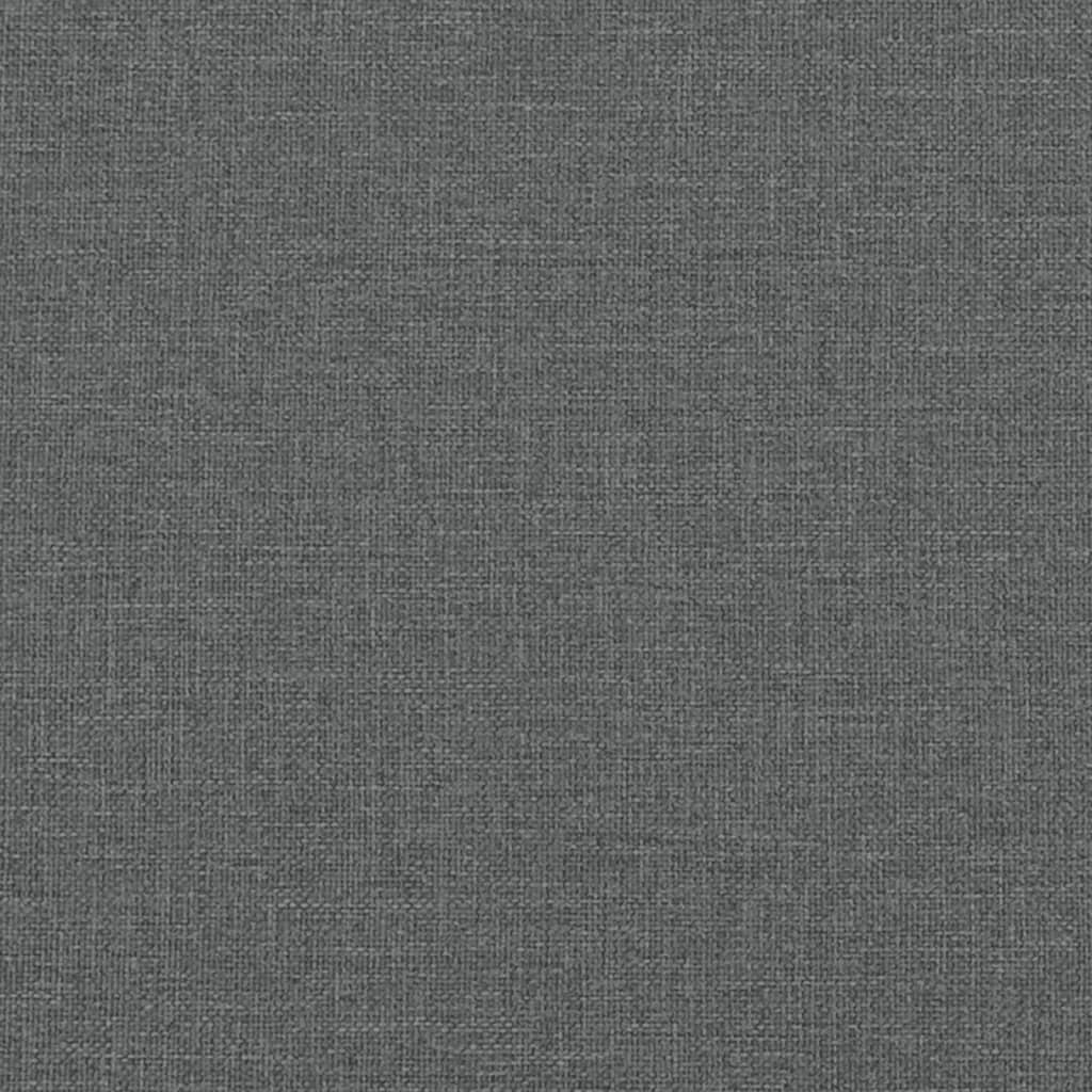 Bench Dark Grey 100x75x76 cm Fabric