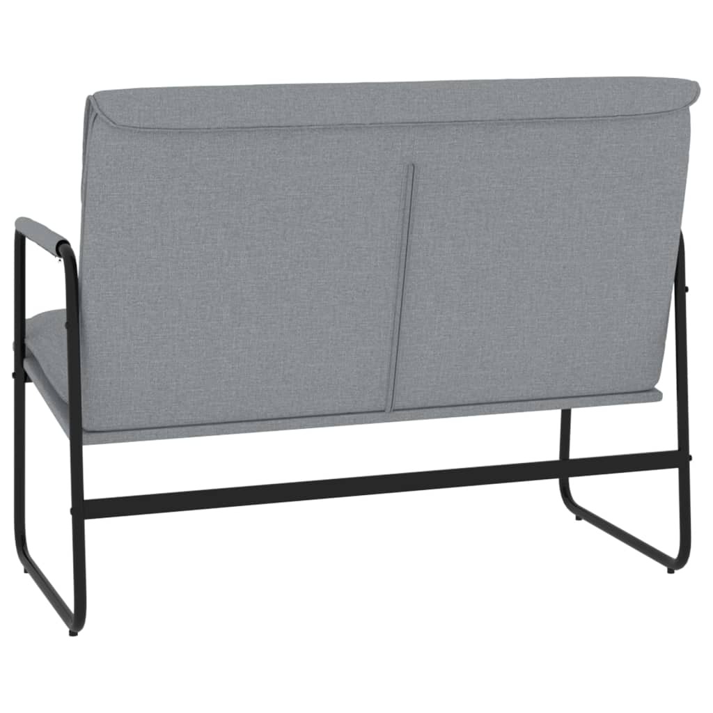 Bench Light Grey 100x64x80 cm Fabric