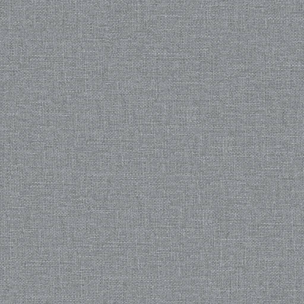 Bench Light Grey 100x64x80 cm Fabric