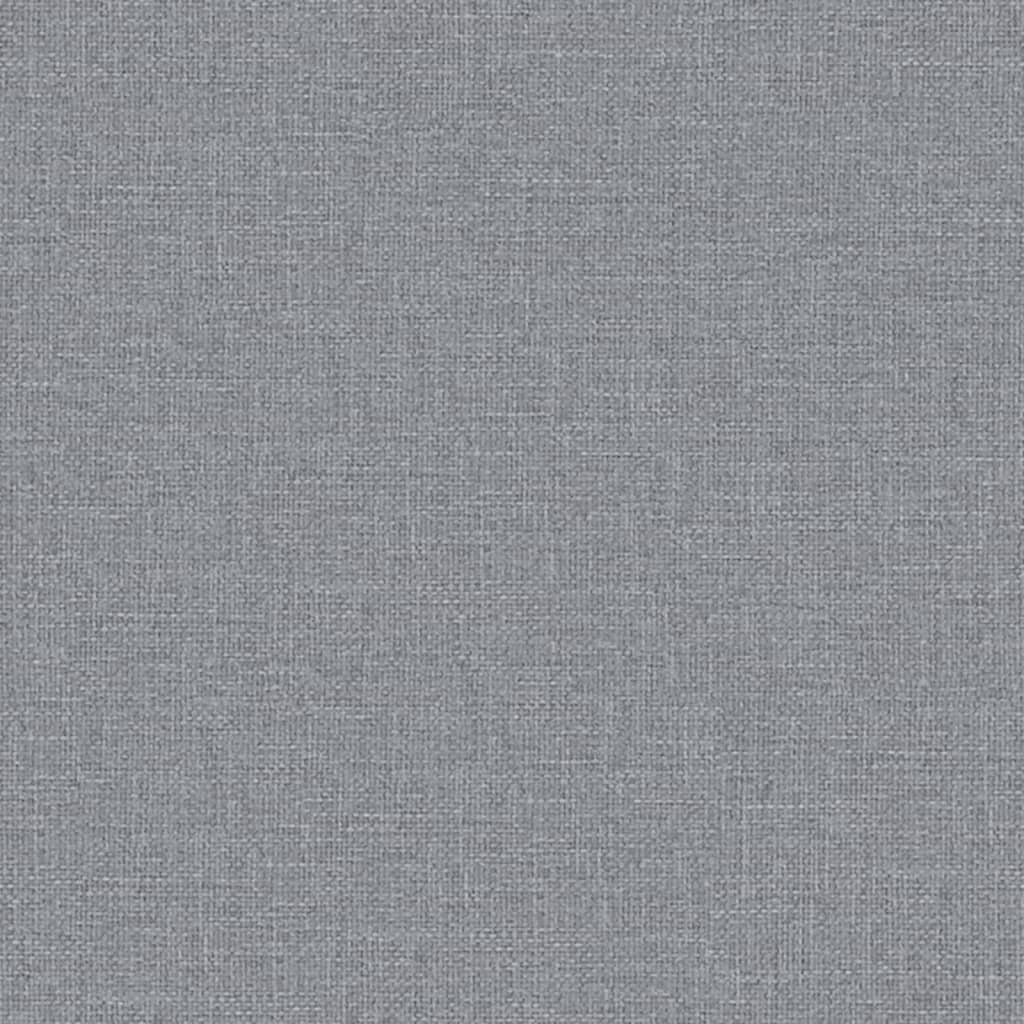 Bench Light Grey 110x76x80 cm Fabric