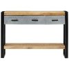 Console Table 110x30x76 cm Solid Rough Wood Mango