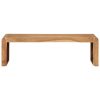 TV Stand 110x33x33 cm Solid Wood Acacia