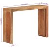 Console Table 110x30x76 cm Solid Wood Acacia