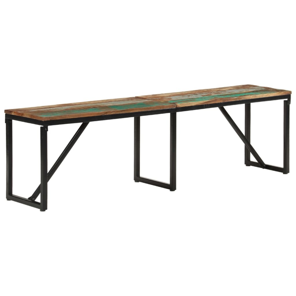 Bench 160x35x46 cm Solid Wood Reclaimed