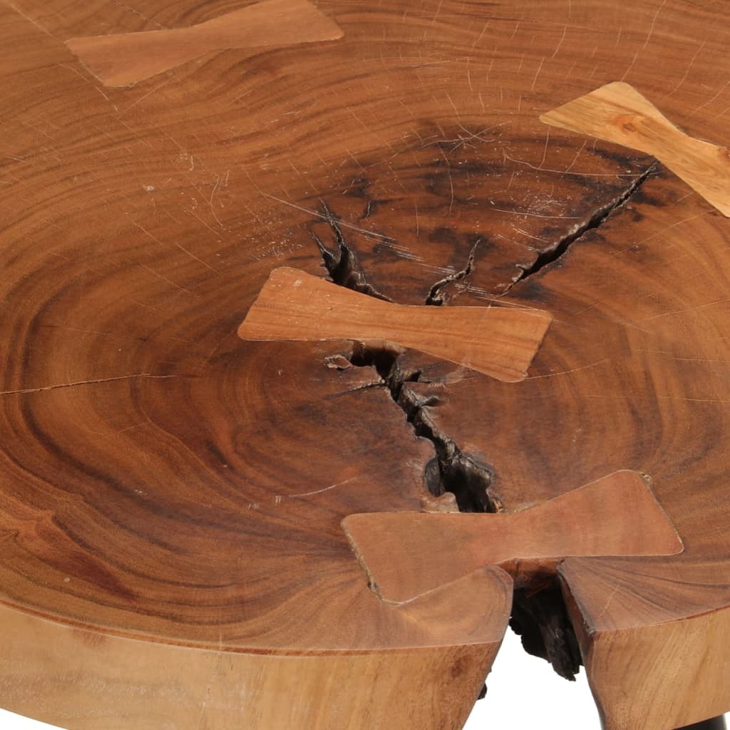 Log Bar Table Ø53×105 cm Solid Wood Acacia