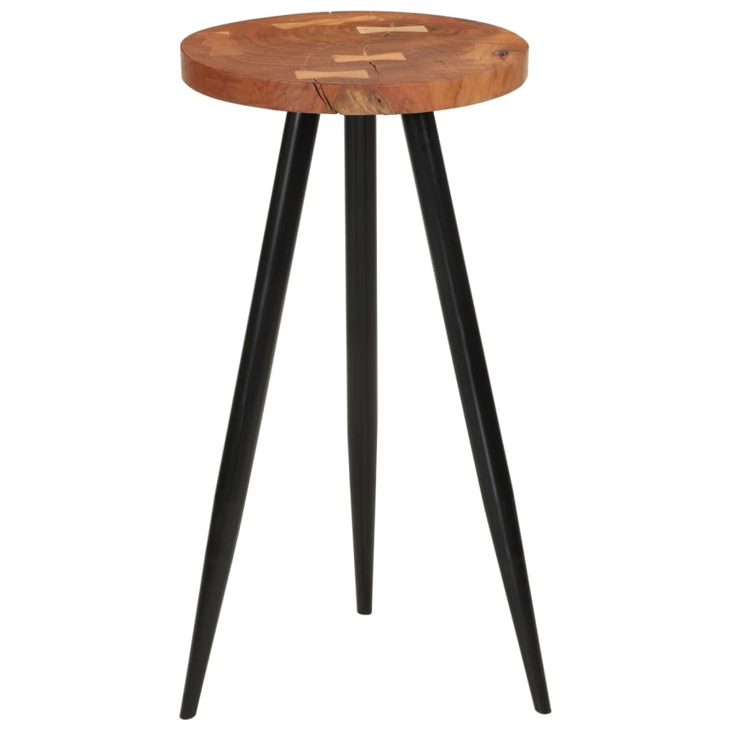 Log Bar Table Ø53×105 cm Solid Wood Acacia