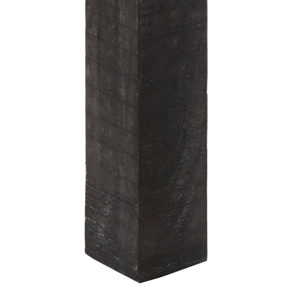 Console Table Black 110x30x76 cm Solid Wood Mango