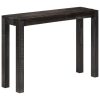 Console Table Black 110x30x76 cm Solid Wood Mango