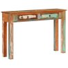 Console Table 110x30x75 cm Solid Wood Reclaimed