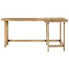 Desk 165x110x75 cm Solid Wood Mango