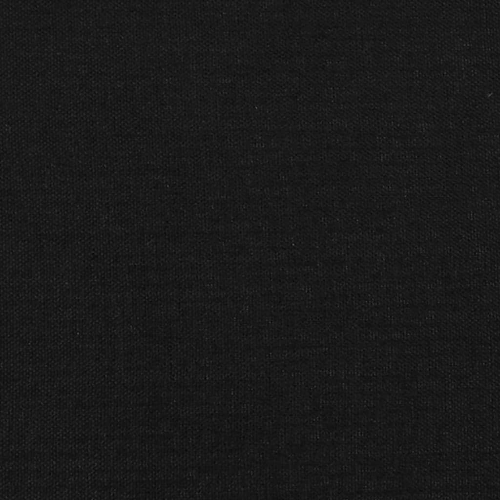 Bed Frame Black 107×203 cm King Single Size Fabric