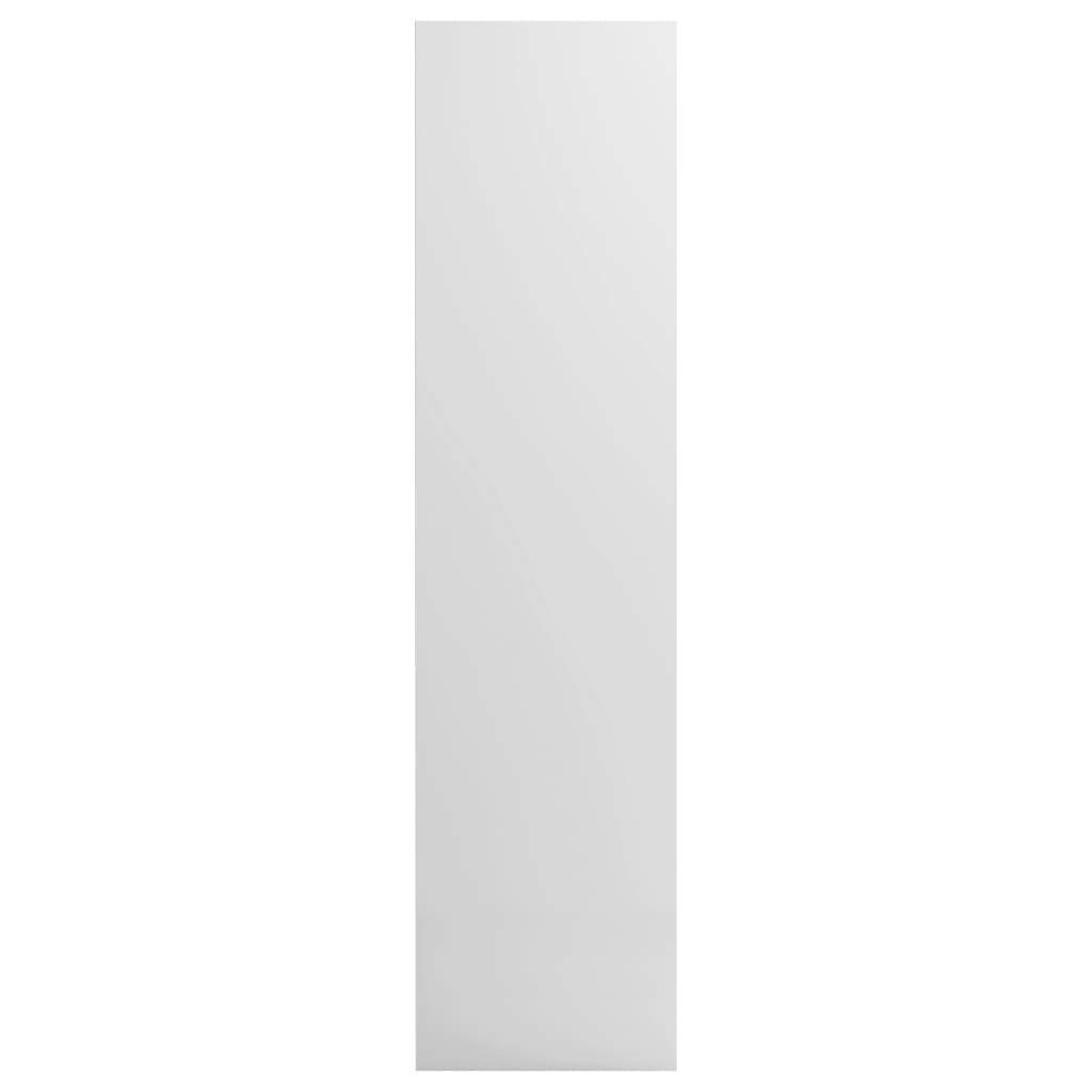 Wardrobe High Gloss White 50x50x200 cm Engineered Wood