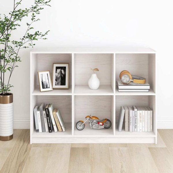 Book Cabinet 104x33x76 cm Solid Pinewood