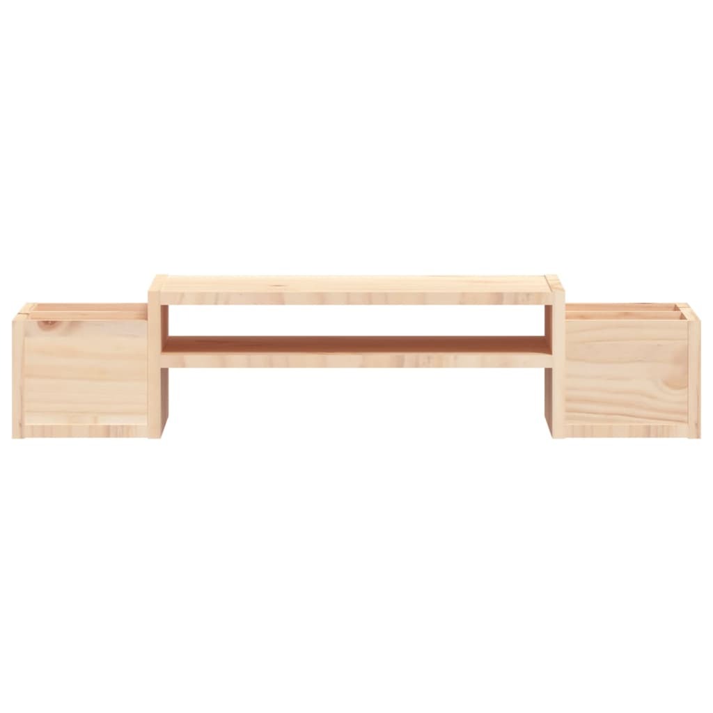 Monitor Stand 70×27.5×15 cm Solid Wood Pine