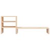 Monitor Stand 81x20x30 cm Solid Wood Pine