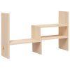 Monitor Stand (39-72)x17x43 cm Solid Wood Pine