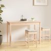 Dining Table 110x55x75 cm Solid Wood Pine