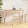 Dining Table 110x55x75 cm Solid Wood Pine