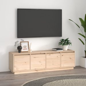 Calera TV Cabinet 156x37x45 cm Solid Wood Pine