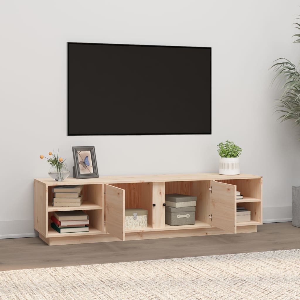 TV Cabinet 156x40x40 cm Solid Wood Pine