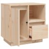 Bedside Cabinets 2 pcs 50x34x50 cm Solid Wood Pine