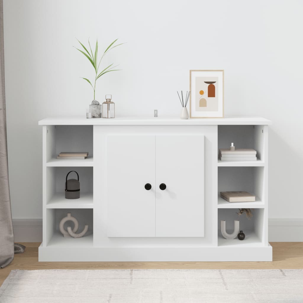 Sideboard White 100×35.5×60 cm Engineered Wood