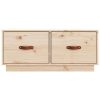 Quinta TV Cabinet 80x34x35 cm Solid Wood Pine