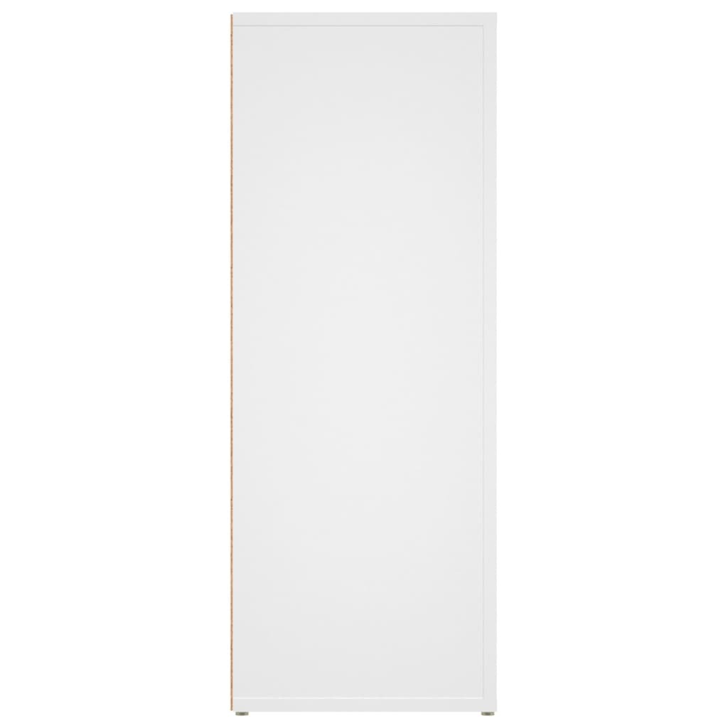 Sideboard White 80x30x80 cm Engineered Wood