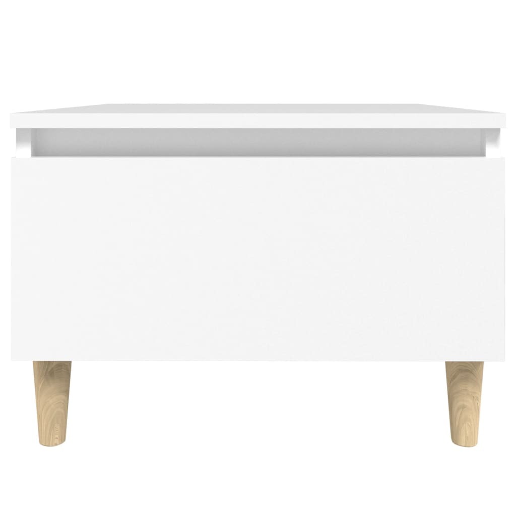 Wadsworth Side Table White 50x46x35 cm Engineered Wood