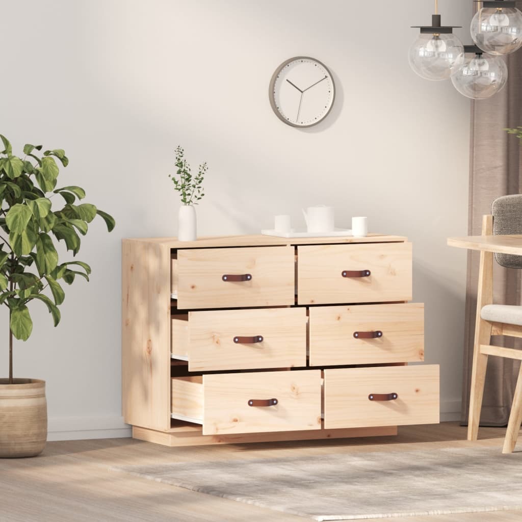 Sideboard 100x40x75 cm Solid Wood Pine