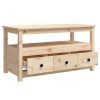 Coffee Table 102x49x55 cm Solid Wood Pine