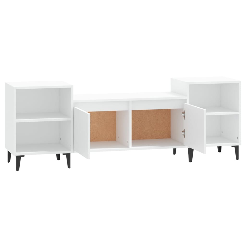 Denton TV Cabinet White 160x35x55 cm Engineered Wood