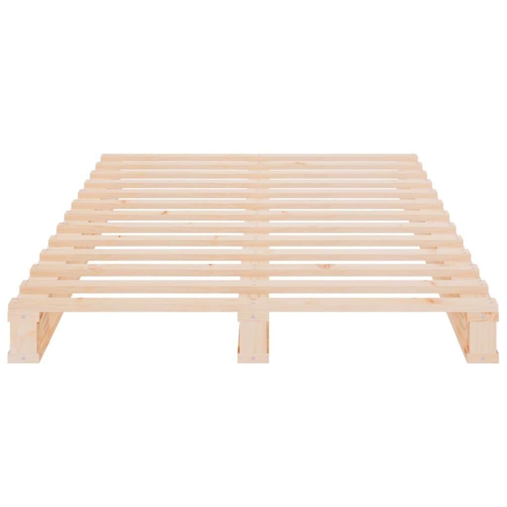Bed Frame 100×200 cm Solid Wood Pine