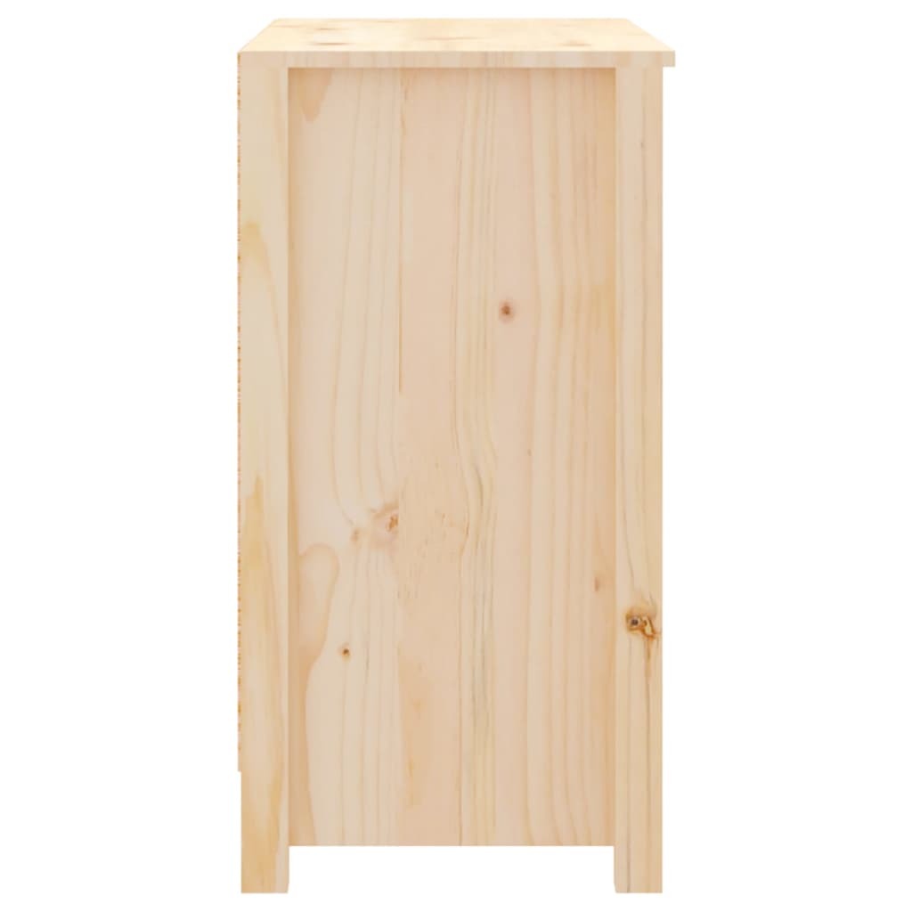 Book Cabinet 80x35x68 cm Solid Wood Pine