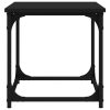 Carroll Side Table Black 40x40x40 cm Engineered Wood