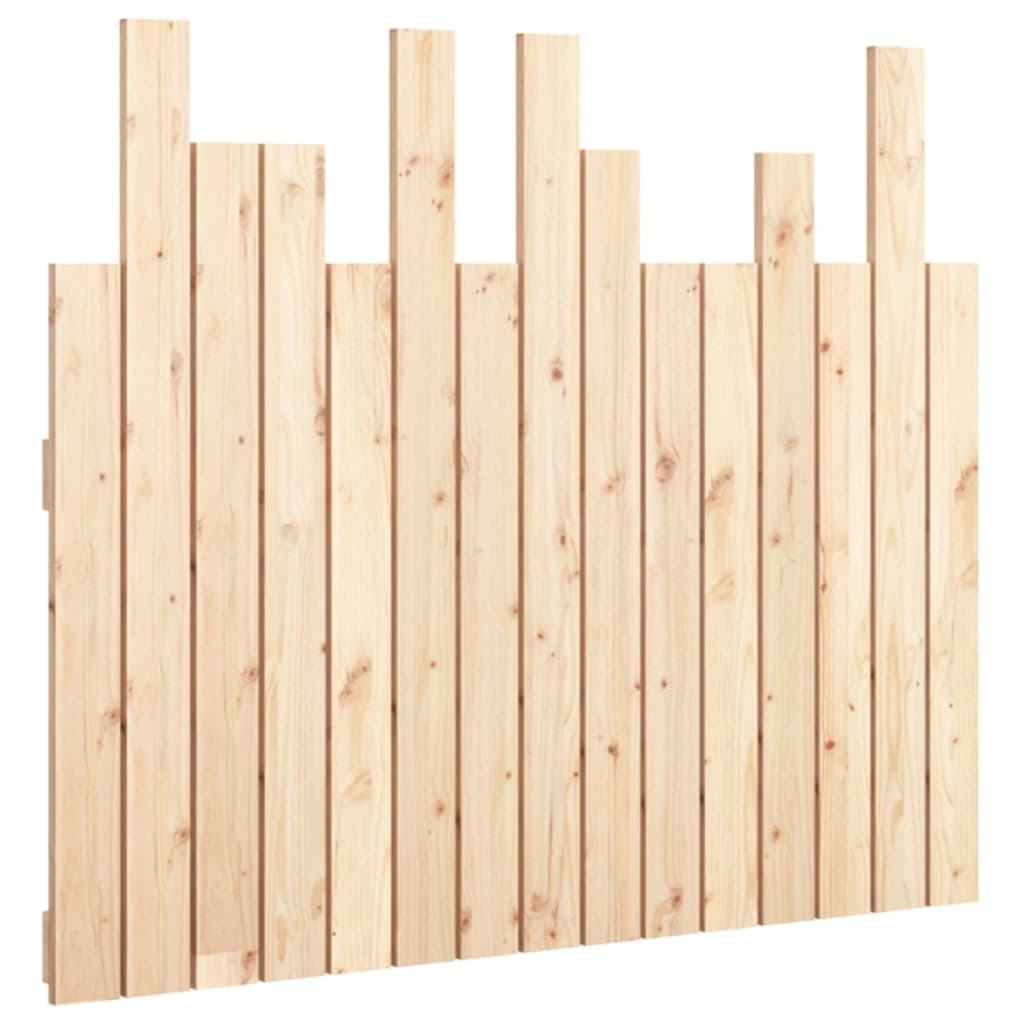 Wall Headboard 95.5x3x80 cm Solid Wood Pine