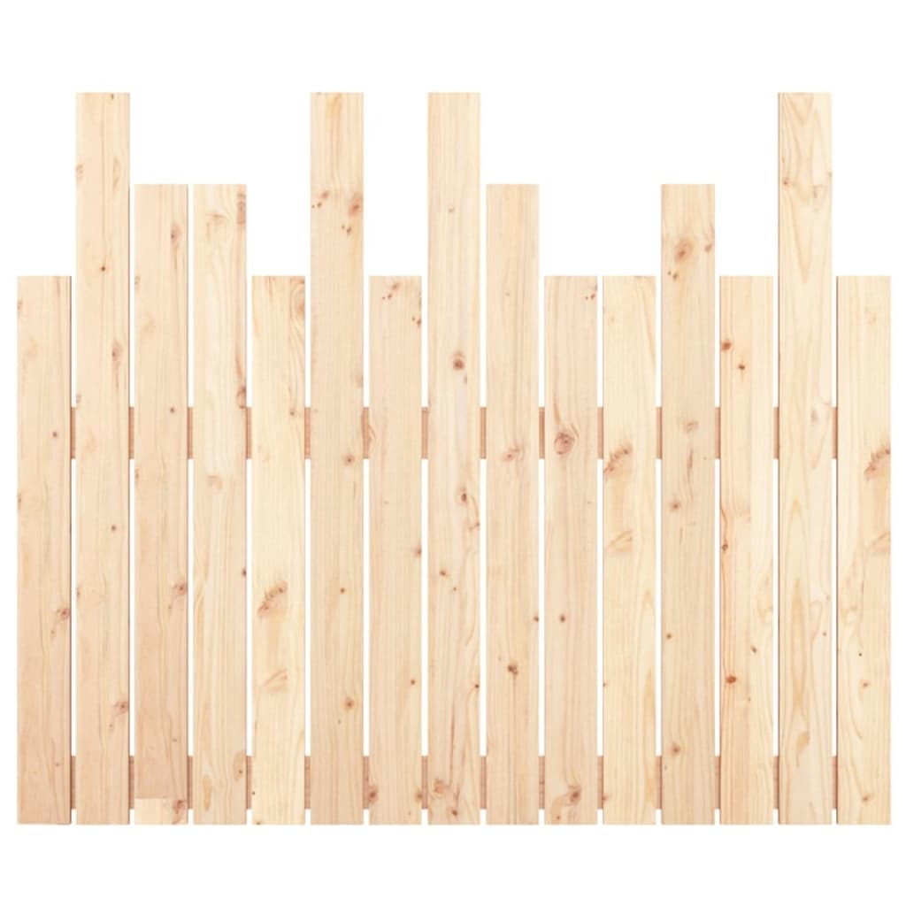 Wall Headboard 95.5x3x80 cm Solid Wood Pine