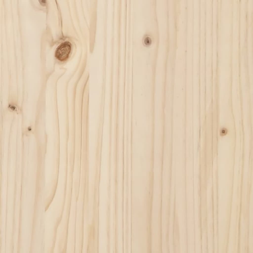 Bed Frame 183×203 cm King Size Solid Wood