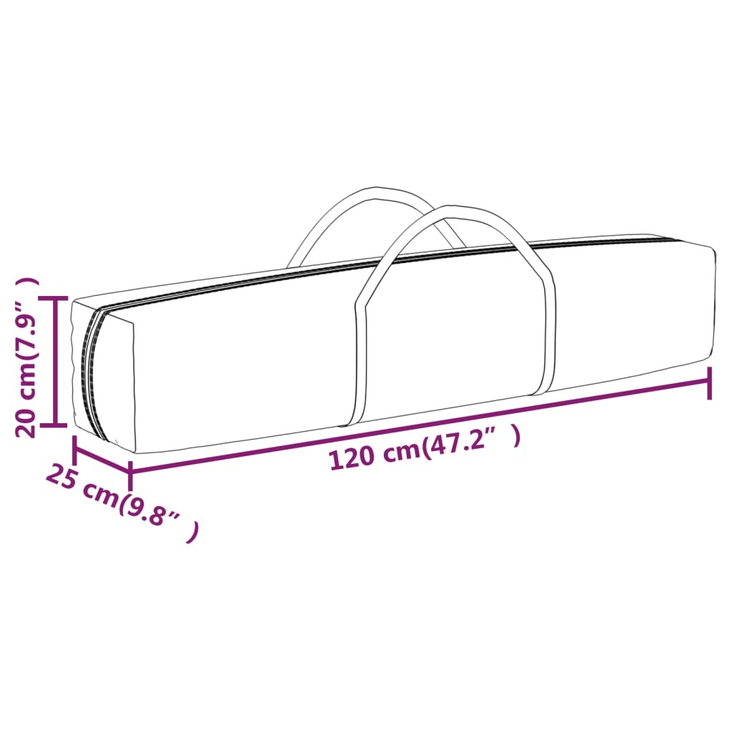 Folding Party Tent Anthracite 3×6 m