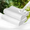 2x Natural Latex Pillow Removable Cover Memory Down Luxurious B-shape