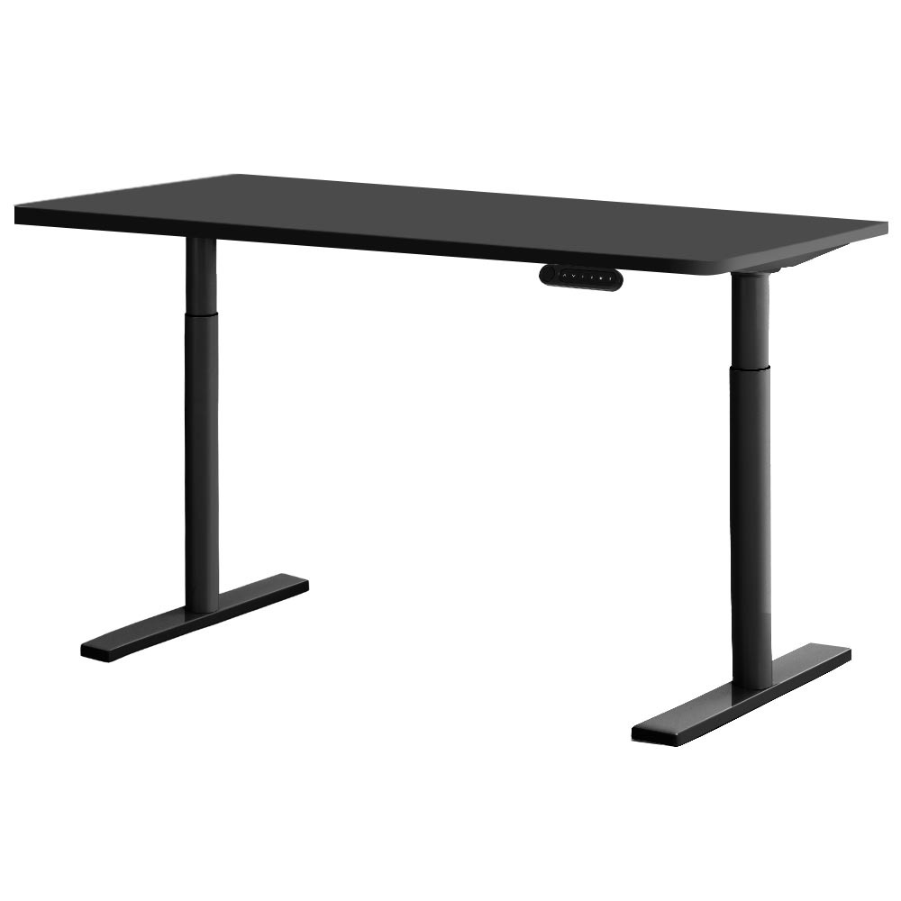 Electric Standing Desk Height Adjustable Sit Stand Desks Table Black