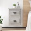 Wall-mounted Bedside Cabinet White 41.5x36x53cm