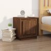 Bedside Cabinet White 44x35x45 cm Engineered Wood