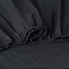 Elan Linen 100% Egyptian Cotton Vintage Washed 500TC Charcoal 50 cm Deep Mega King Bed Sheets Set