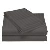 Royal Comfort 1200TC Quilt Cover Set Damask Cotton Blend Luxury Sateen Bedding – Queen – Charcoal Grey