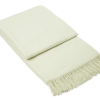 Chiswick Throw – Merino Wool/Cashmere – Ivory