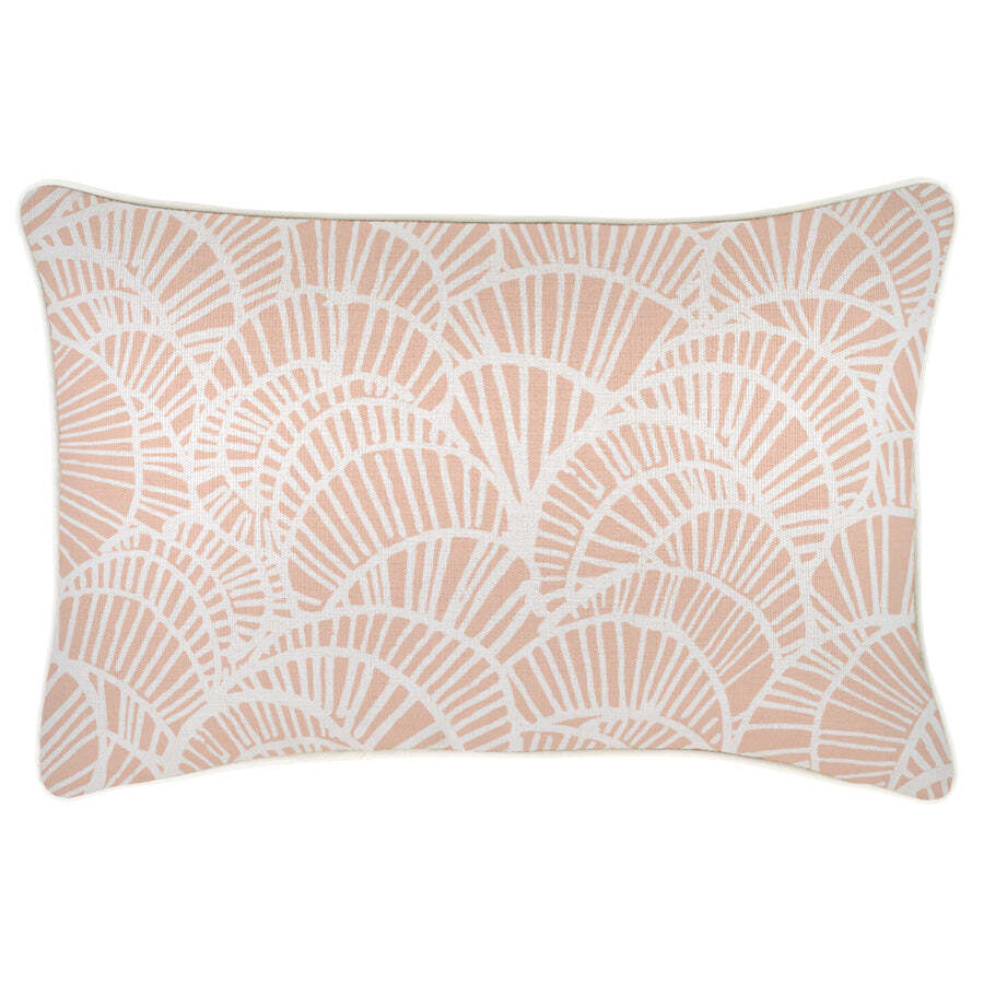 Cushion Cover-With Piping-Positano Blush-35cm x 50cm